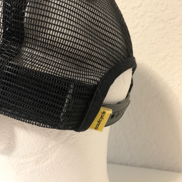 SOULCYCLE Embroidered Skull Trucker Hat Mesh Snapback Black Unisex Adult - Picture 6 of 8